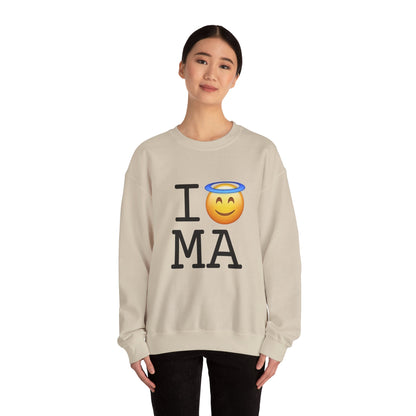 "I'm an Angel in Massachusetts" Sweatshirt