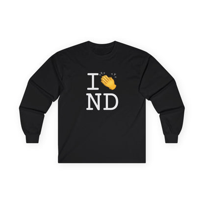 "I Applaud North Dakota" Long Sleeve Shirt