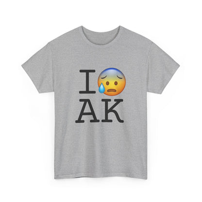 "I'm Anxiously Sweating in Alaska" Tee