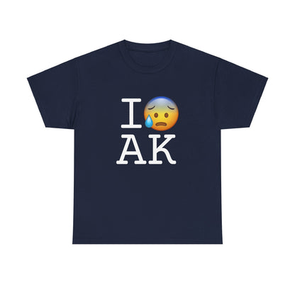 "I'm Anxiously Sweating in Alaska" Tee