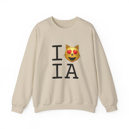 "I'm a Cat that Loves Iowa" Sweatshirt