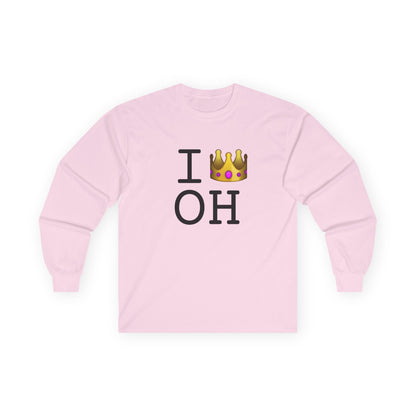 "I'm Royalty (Wear a Crown) in Ohio" Long Sleeve Shirt
