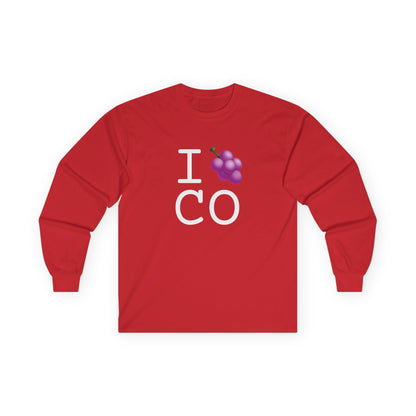 "I Grape Colorado" Long Sleeve Shirt