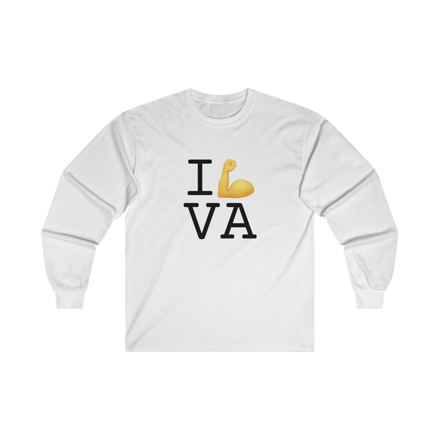 "I Flex in/on Virginia" Long Sleeve Shirt