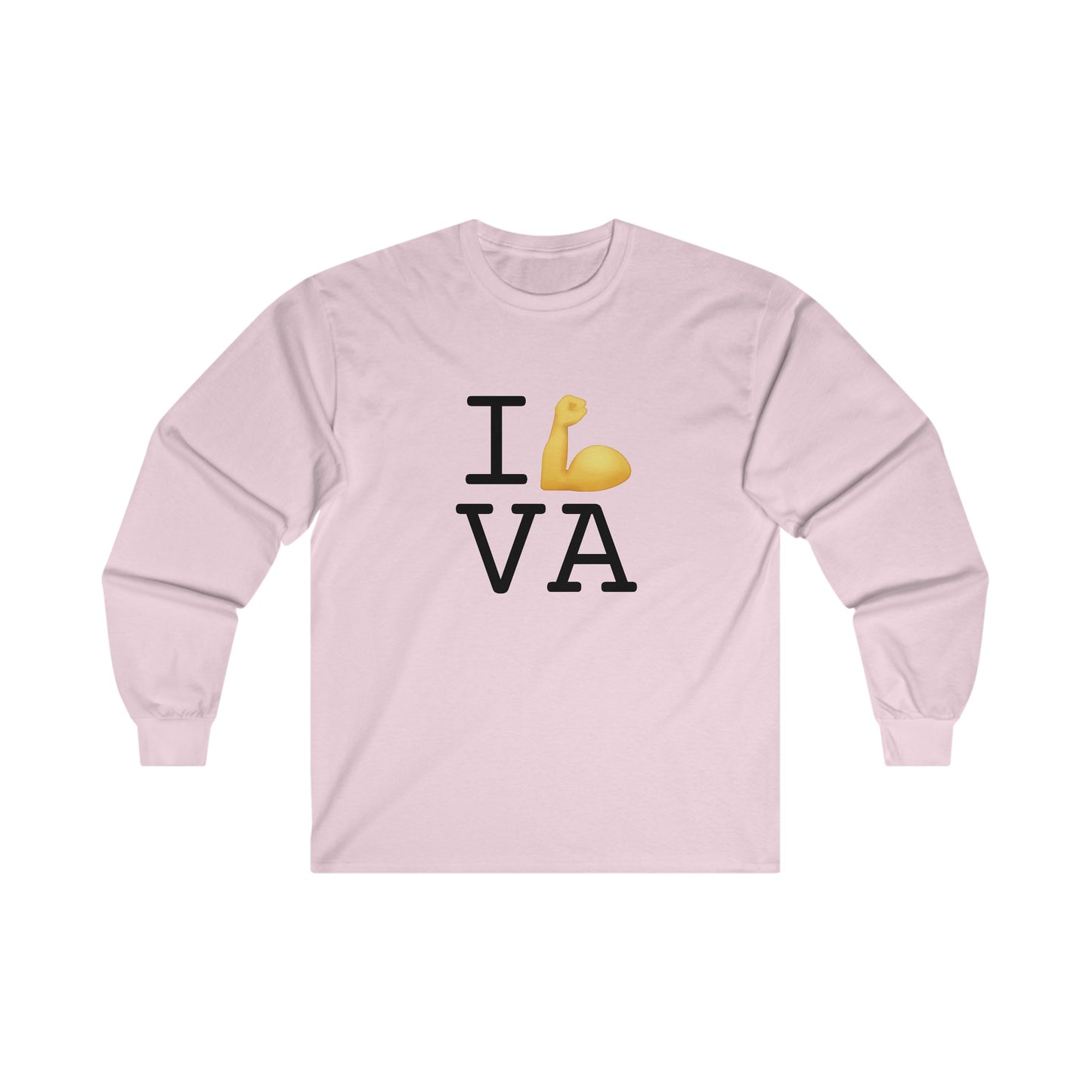 "I Flex in/on Virginia" Long Sleeve Shirt