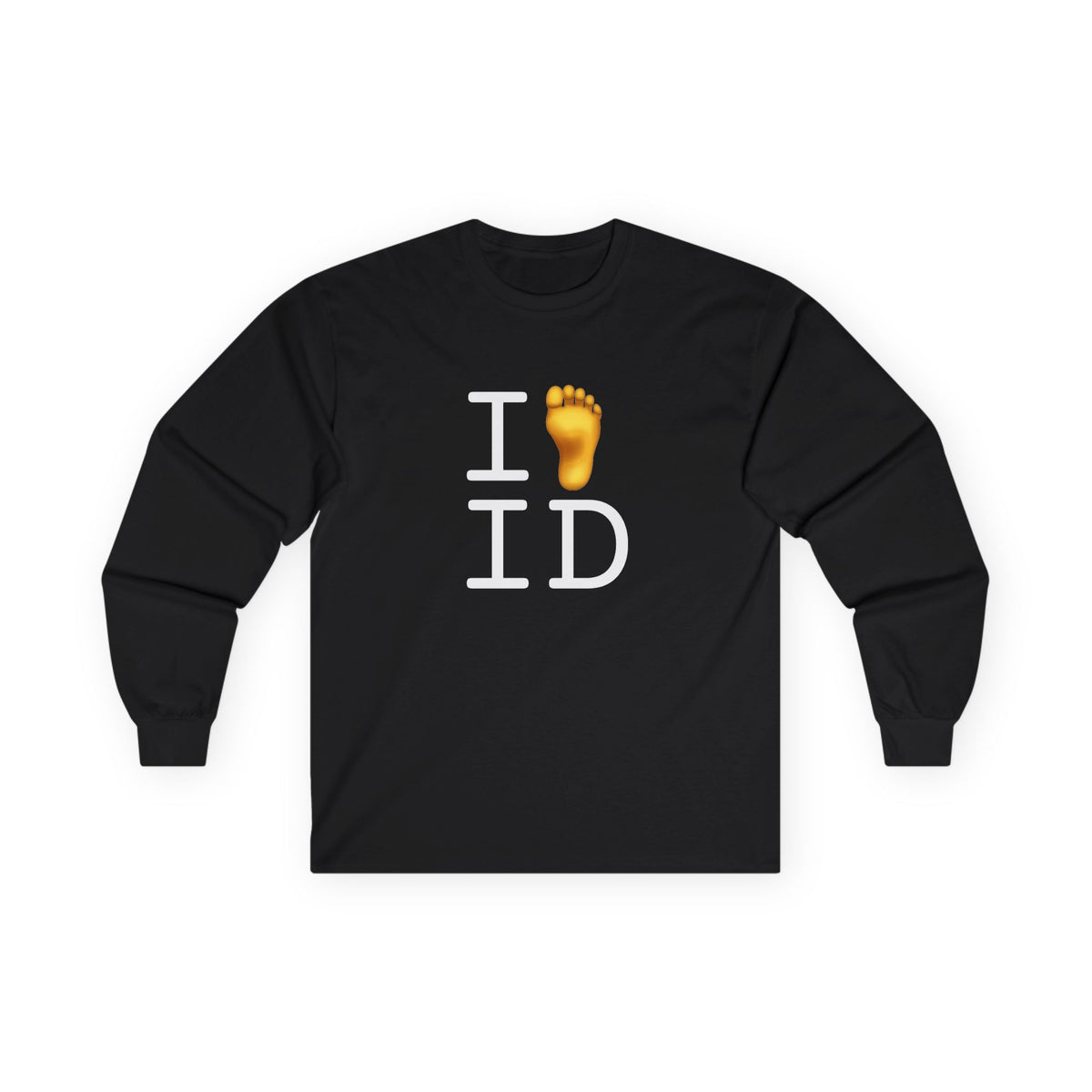 "I Foot Idaho" Long Sleeve Shirt