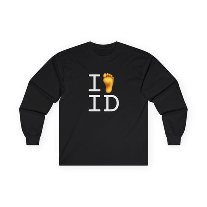 "I Foot Idaho" Long Sleeve Shirt