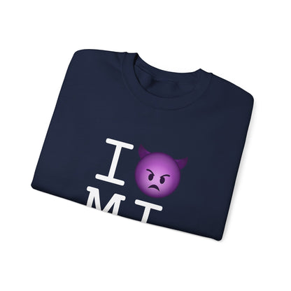 "I'm an Angry Devil about Michigan" Sweatshirt
