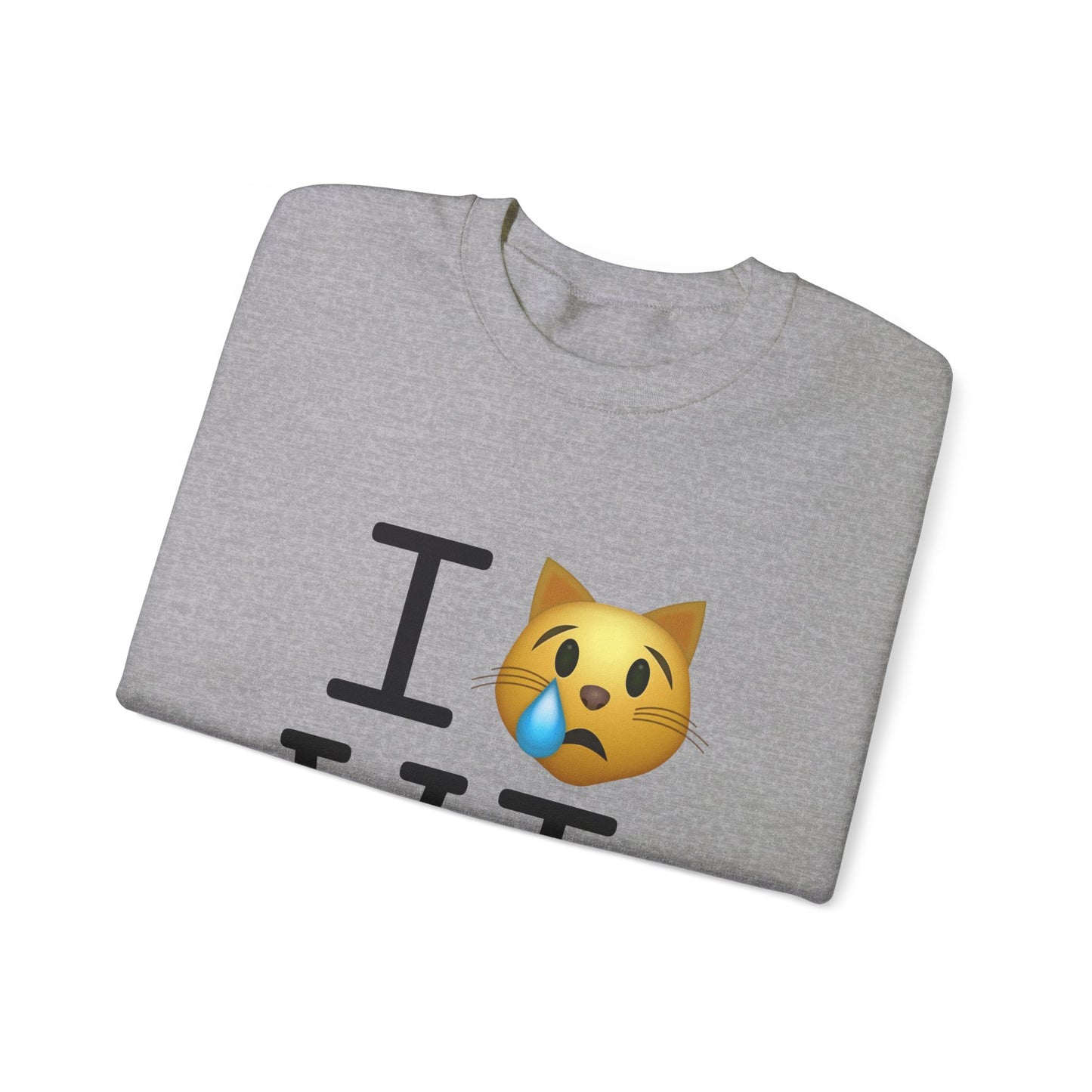 "I'm a Crying Cat about Wisconsin" Sweatshirt