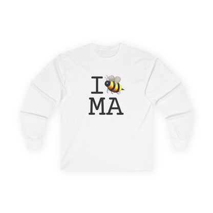 "I Bee in Massachusetts" Long Sleeve Shirt