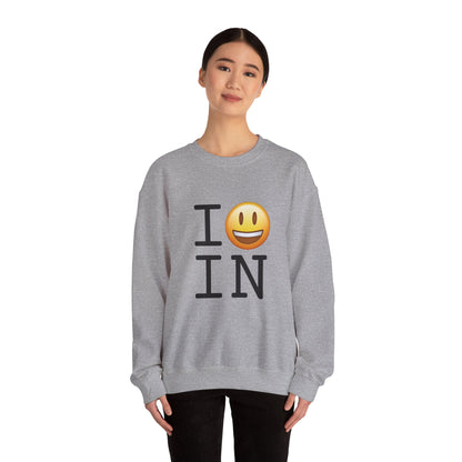 "I'm Happy about Indiana" Sweatshirt