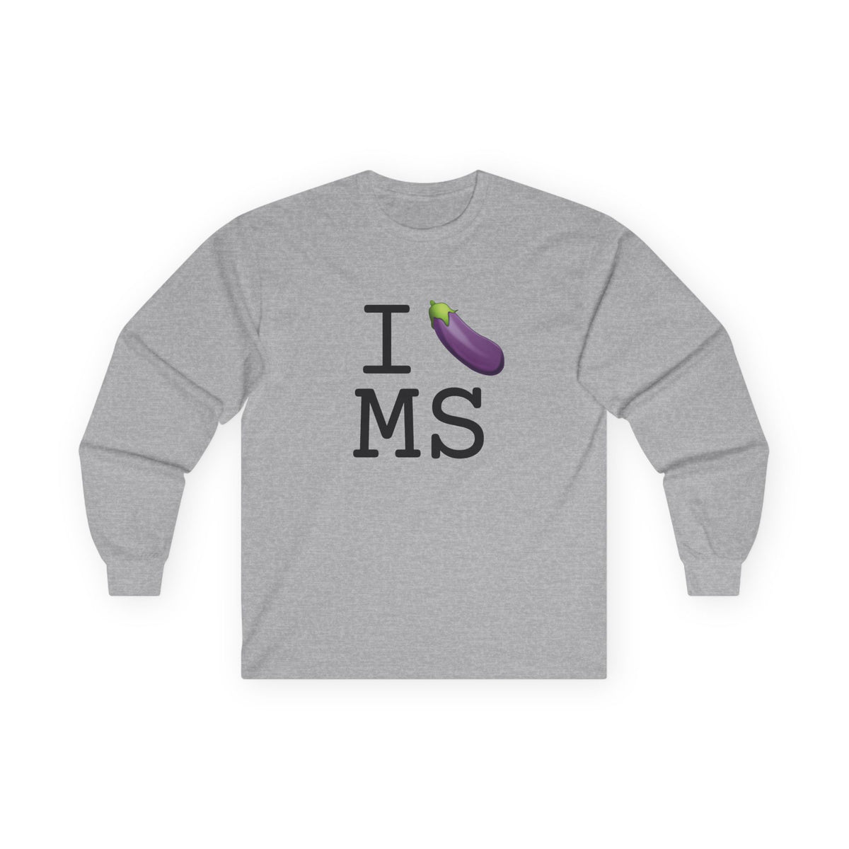 "I Eggplant Mississippi" Long Sleeve Shirt