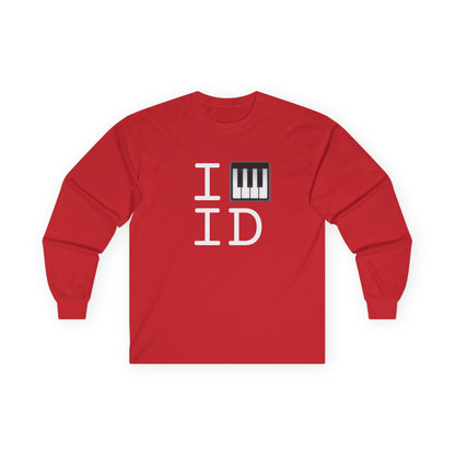 "I Piano Idaho" Long Sleeve Shirt