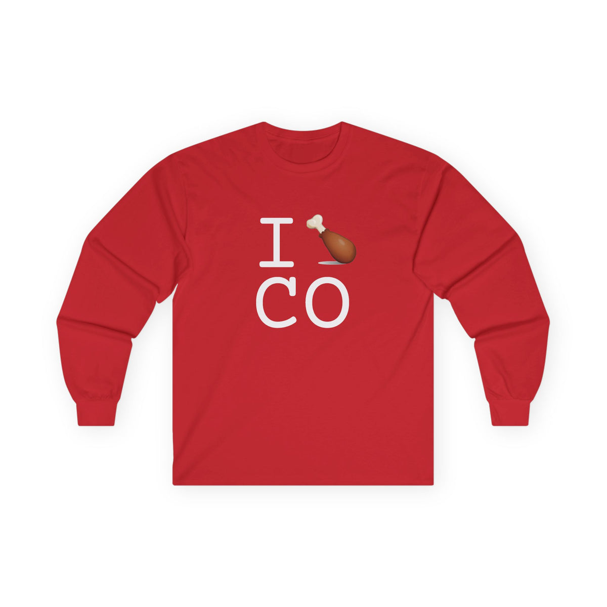 "I Chicken Drumstick Colorado" Long Sleeve Shirt