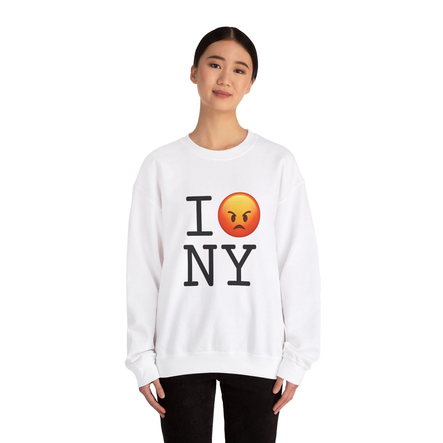 "I'm Angry about New York" Sweatshirt