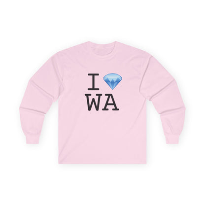 "I Diamond Washington" Long Sleeve Shirt