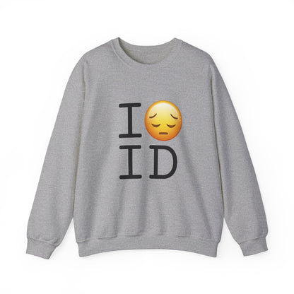 "I'm Depressed about Idaho" Sweatshirt