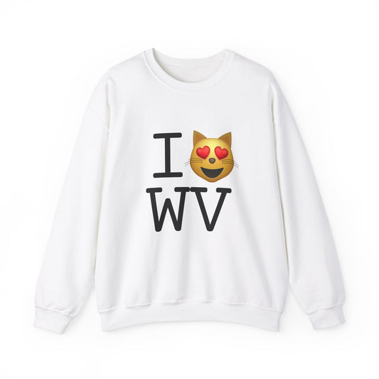 "I'm a Cat that Loves West Virginia" Sweatshirt