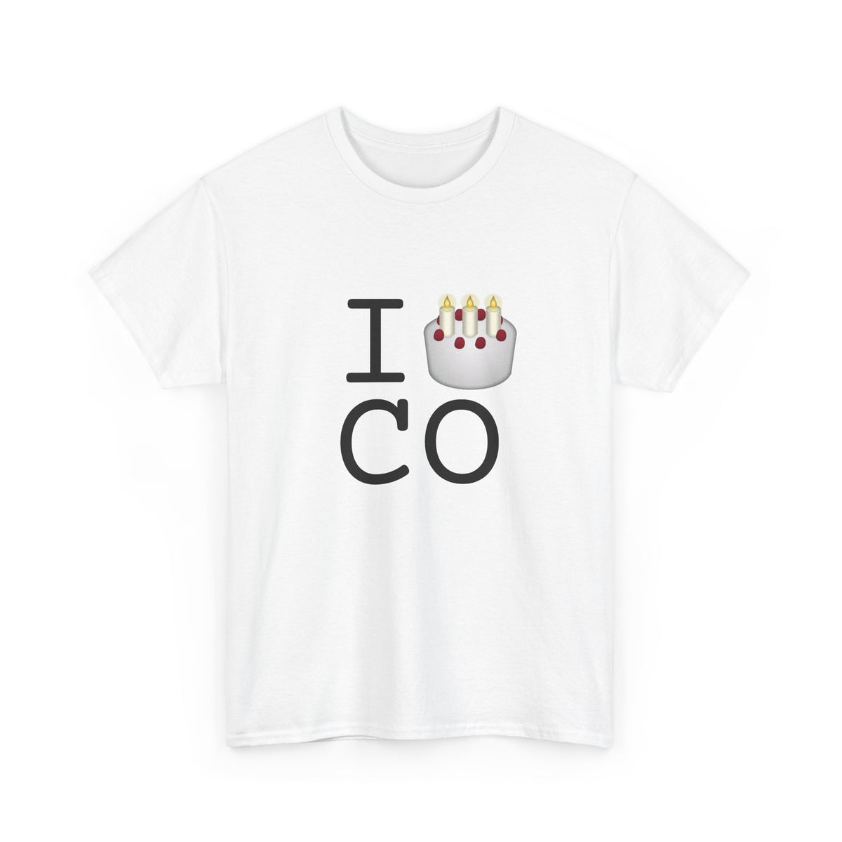 "I Birthday Cake Colorado" Tee