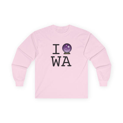 "I Predict the Future (Crystal Ball) of Washington" Long Sleeve Shirt