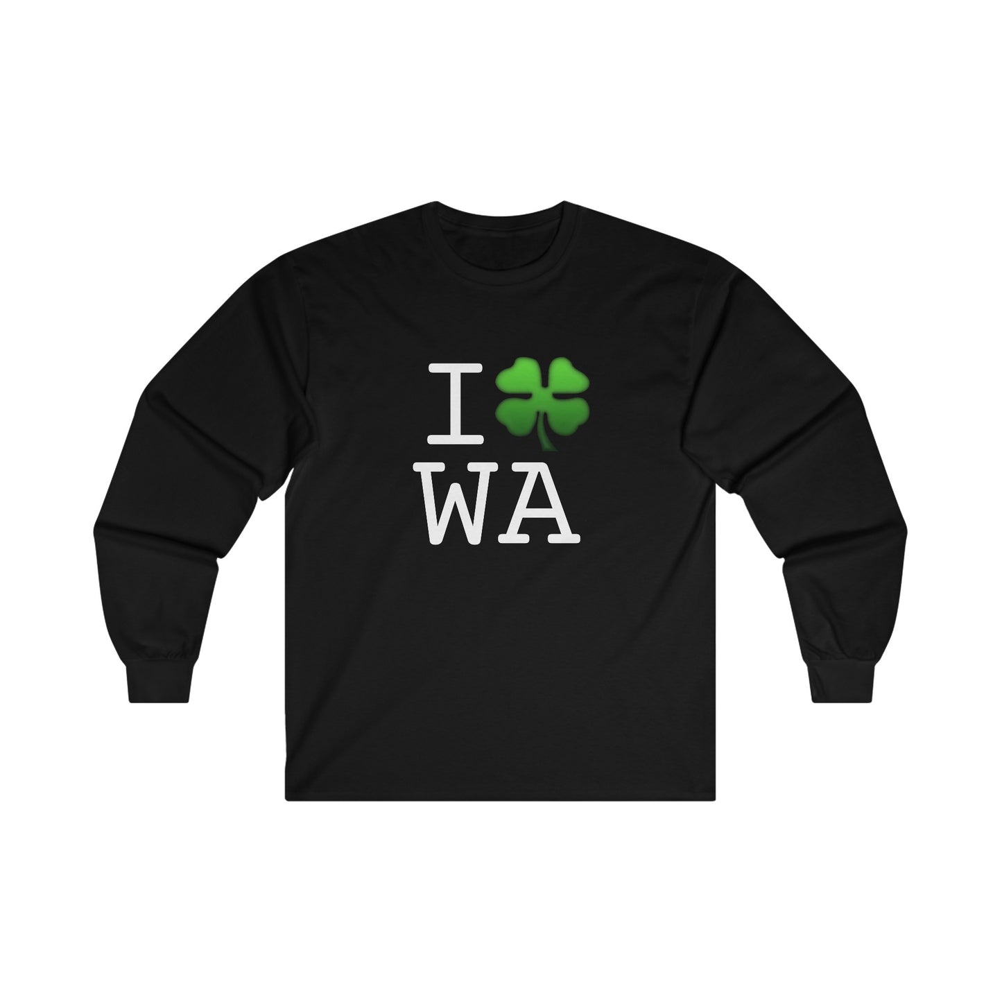 "I'm Lucky (Clover) in Washington" Long Sleeve Shirt