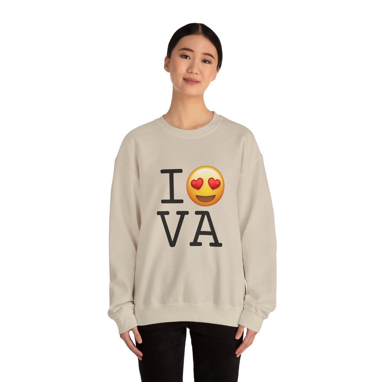 "I have Heart Eyes for Virginia" Sweatshirt