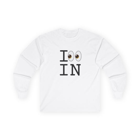 "I Look at Indiana" Long Sleeve Shirt