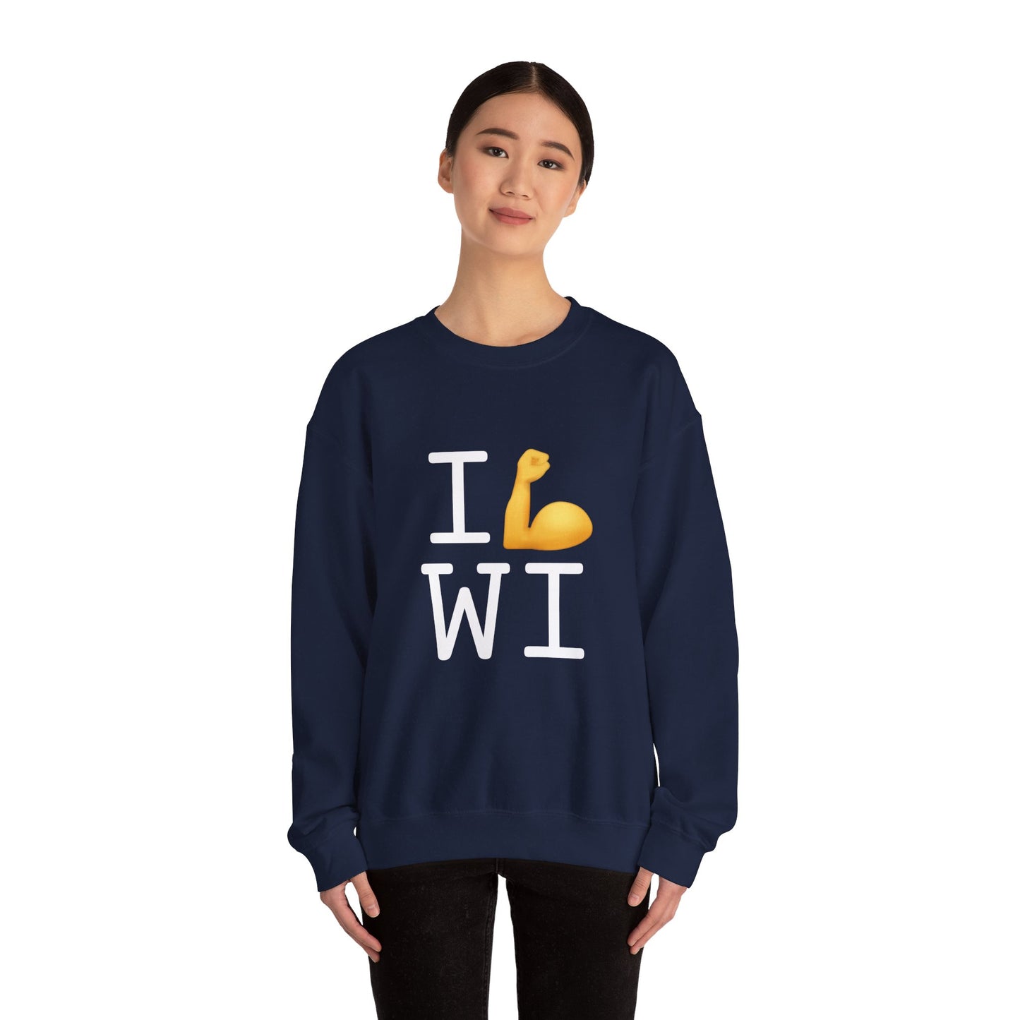 "I Flex in/on Wisconsin" Sweatshirt