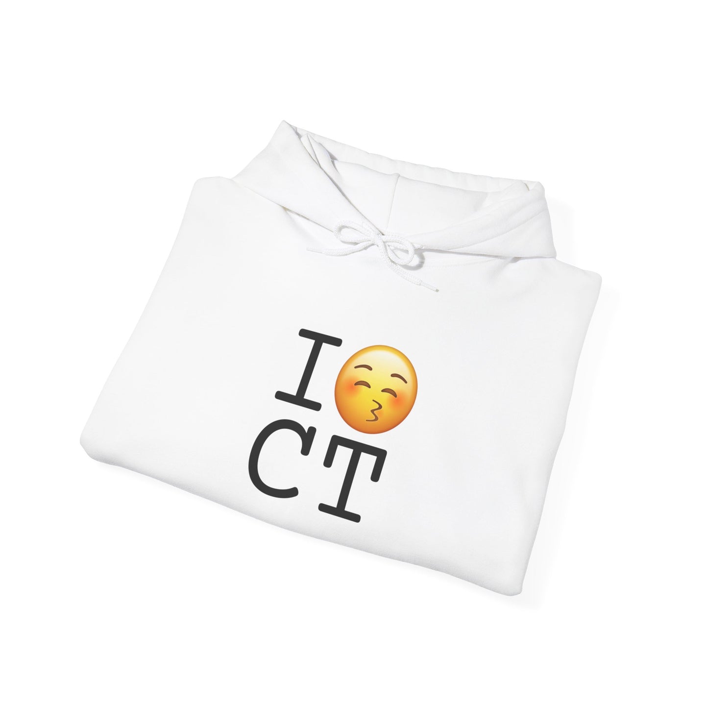 "I Kiss Connecticut" Hoodie