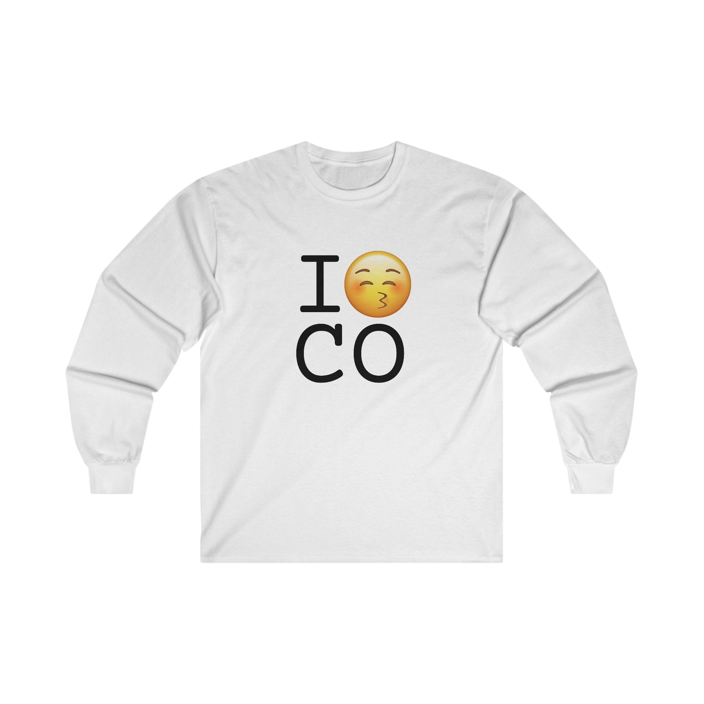 "I Kiss Colorado" Long Sleeve Shirt