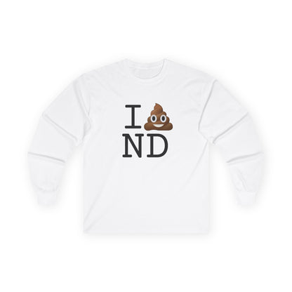 "I Poop in North Dakota" Long Sleeve Shirt