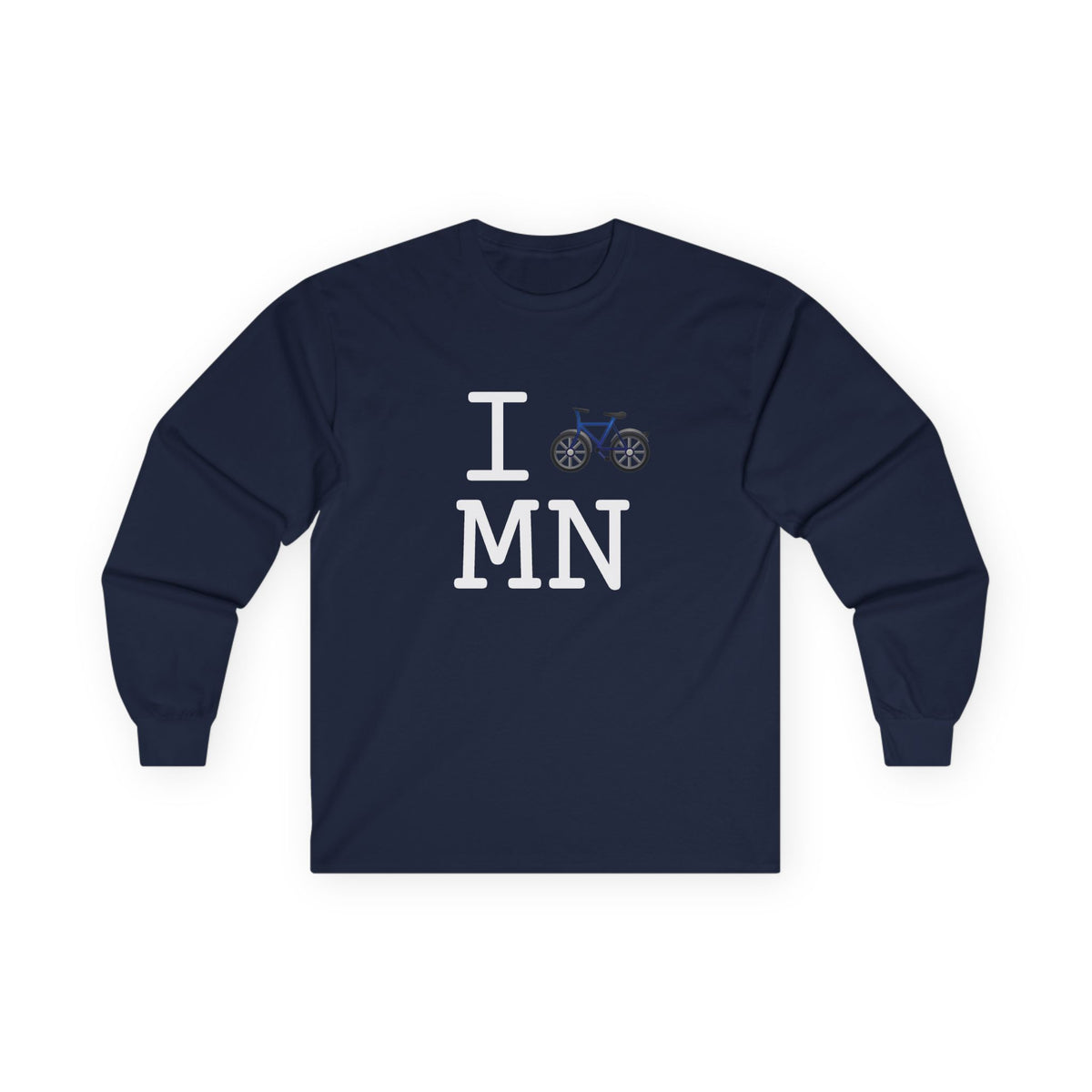"I Bicycle Minnesota" Long Sleeve Shirt