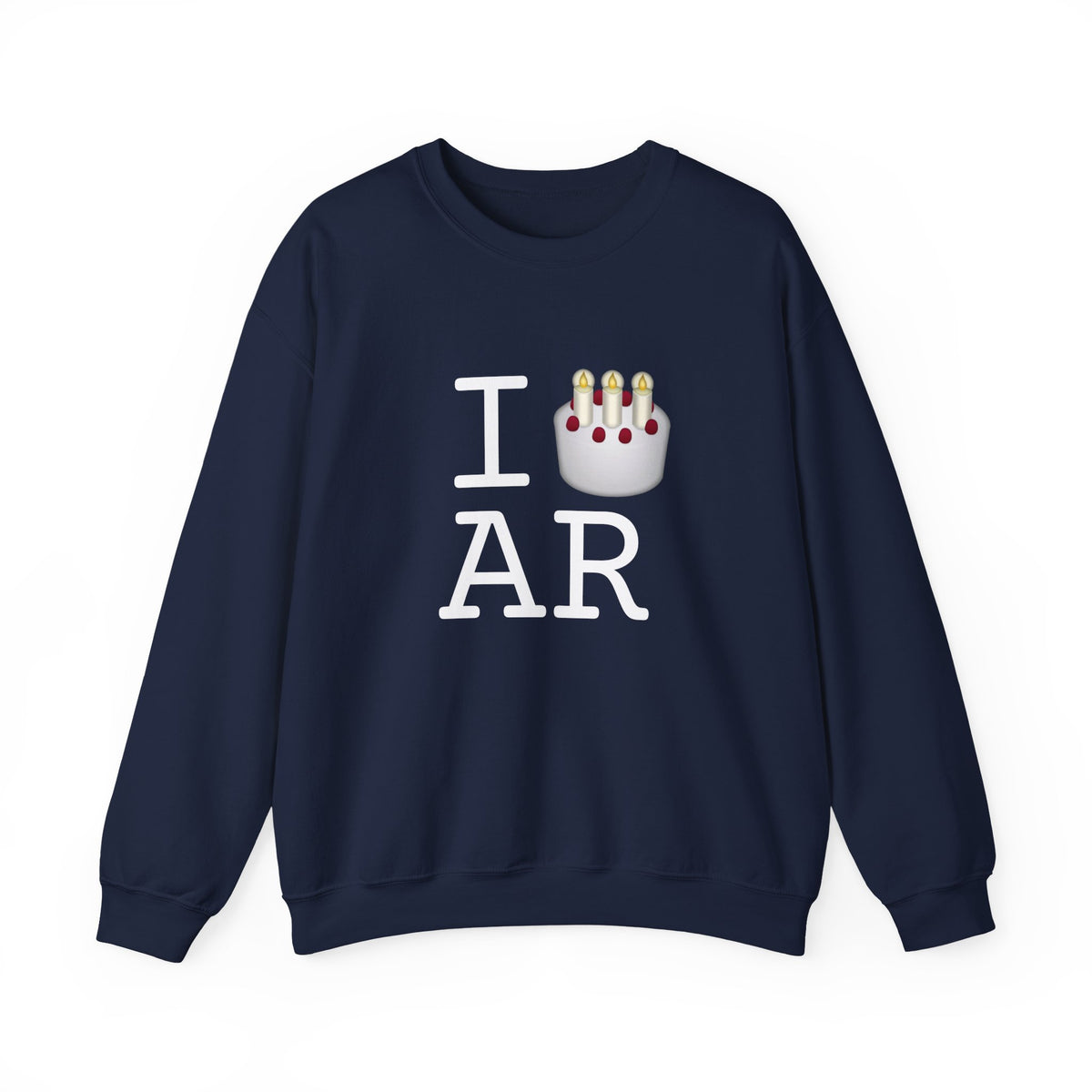 "I Birthday Cake Arkansas" Sweatshirt
