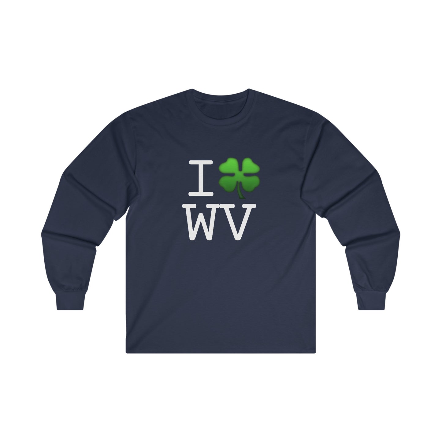 "I'm Lucky (Clover) in West Virginia" Long Sleeve Shirt