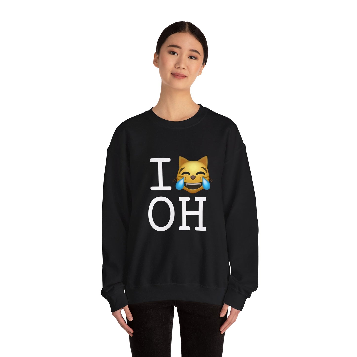 "I'm Laughing like a Cat at Ohio" Sweatshirt