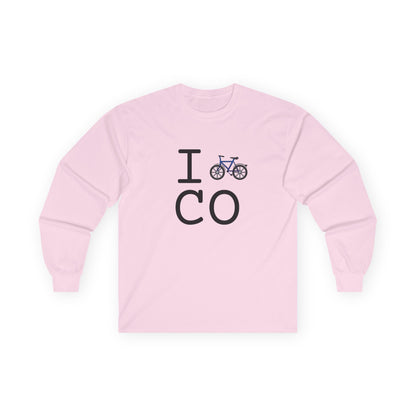 "I Bicycle Colorado" Long Sleeve Shirt