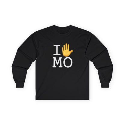 "I Stop (Raised Hand) Missouri" Long Sleeve Shirt