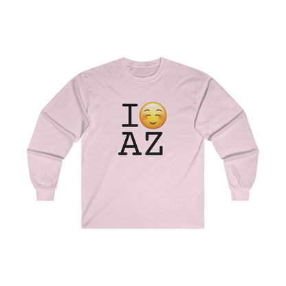 "I Blush at Arizona" Long Sleeve Shirt