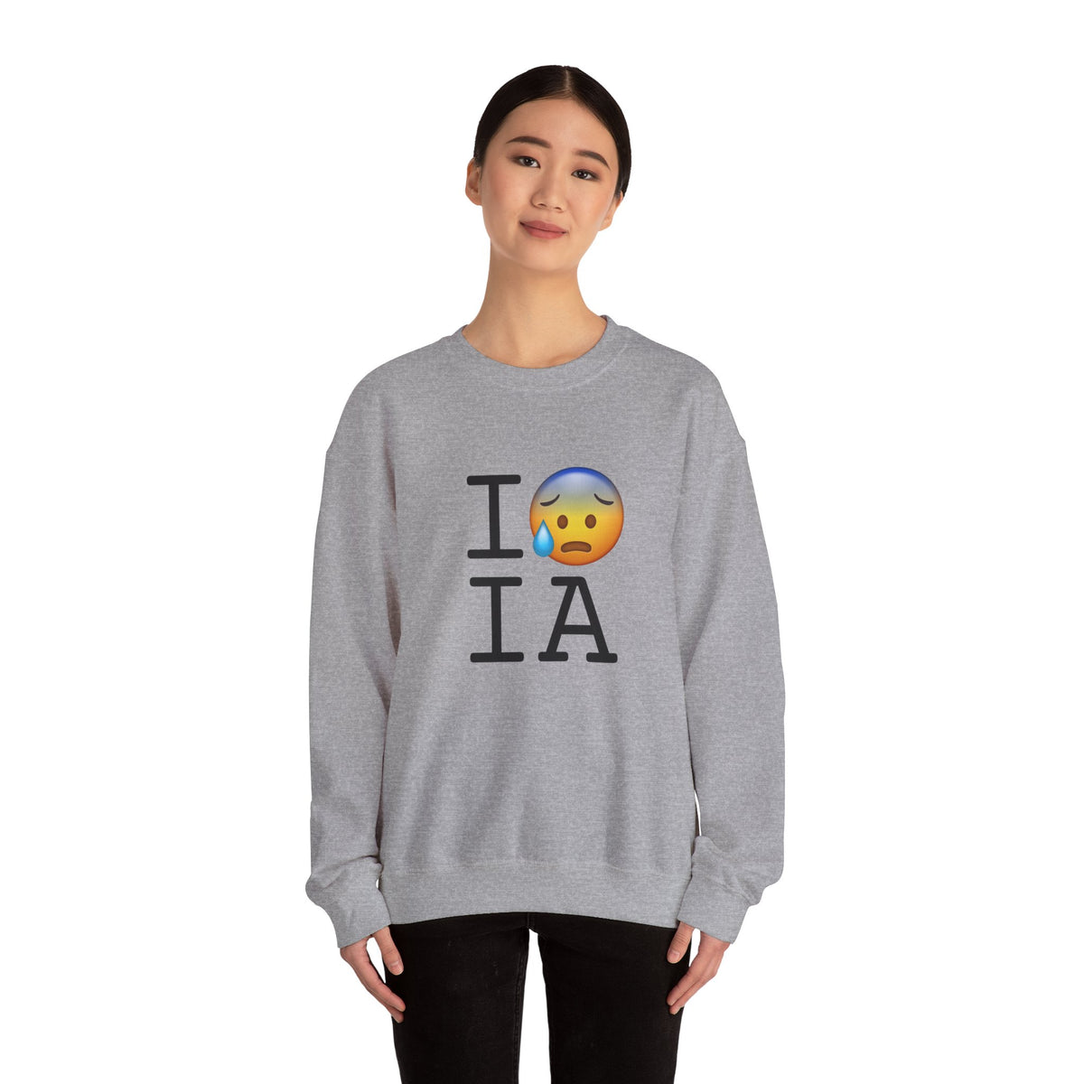 "I'm Anxiously Sweating in Iowa" Sweatshirt