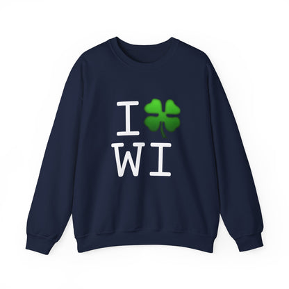 "I'm Lucky (Clover) in Wisconsin" Sweatshirt