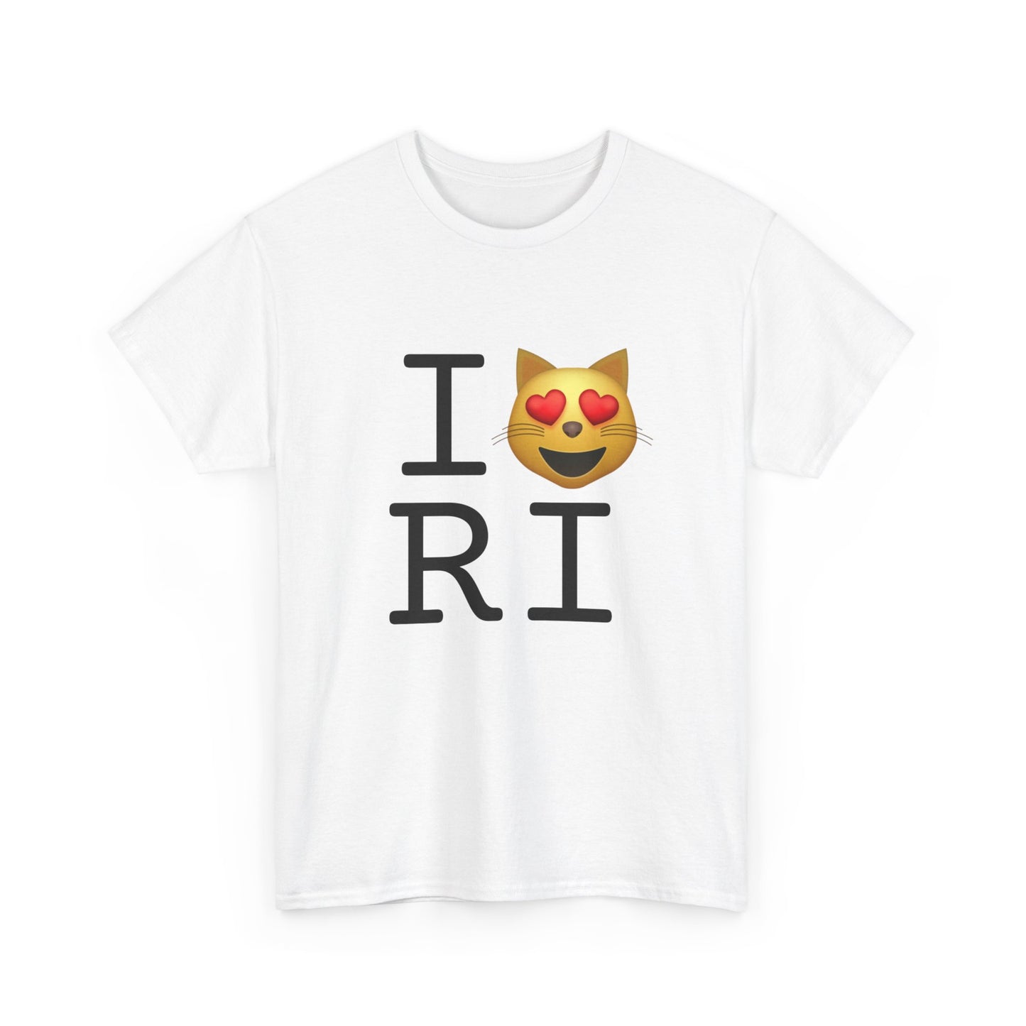 "I'm a Cat that Loves Rhode Island" Tee