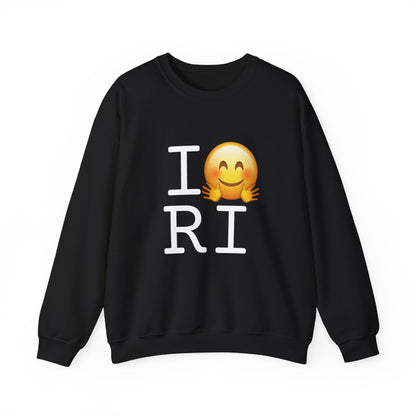 "I Hug Rhode Island" Sweatshirt