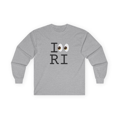 "I Look at Rhode Island" Long Sleeve Shirt