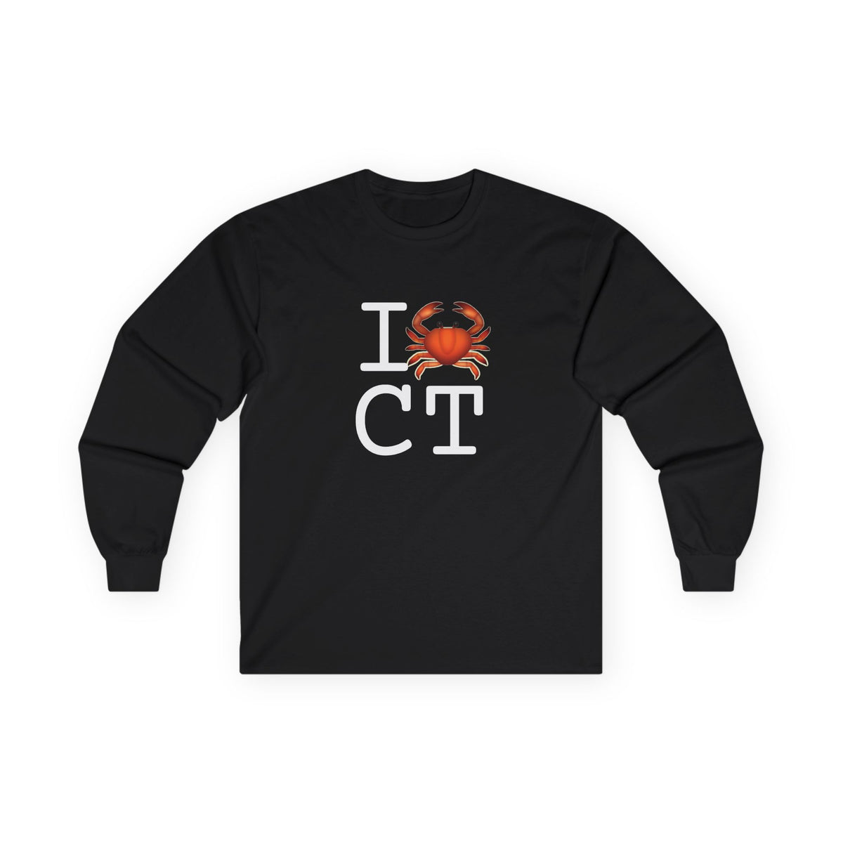 "I Crab Connecticut" Long Sleeve Shirt