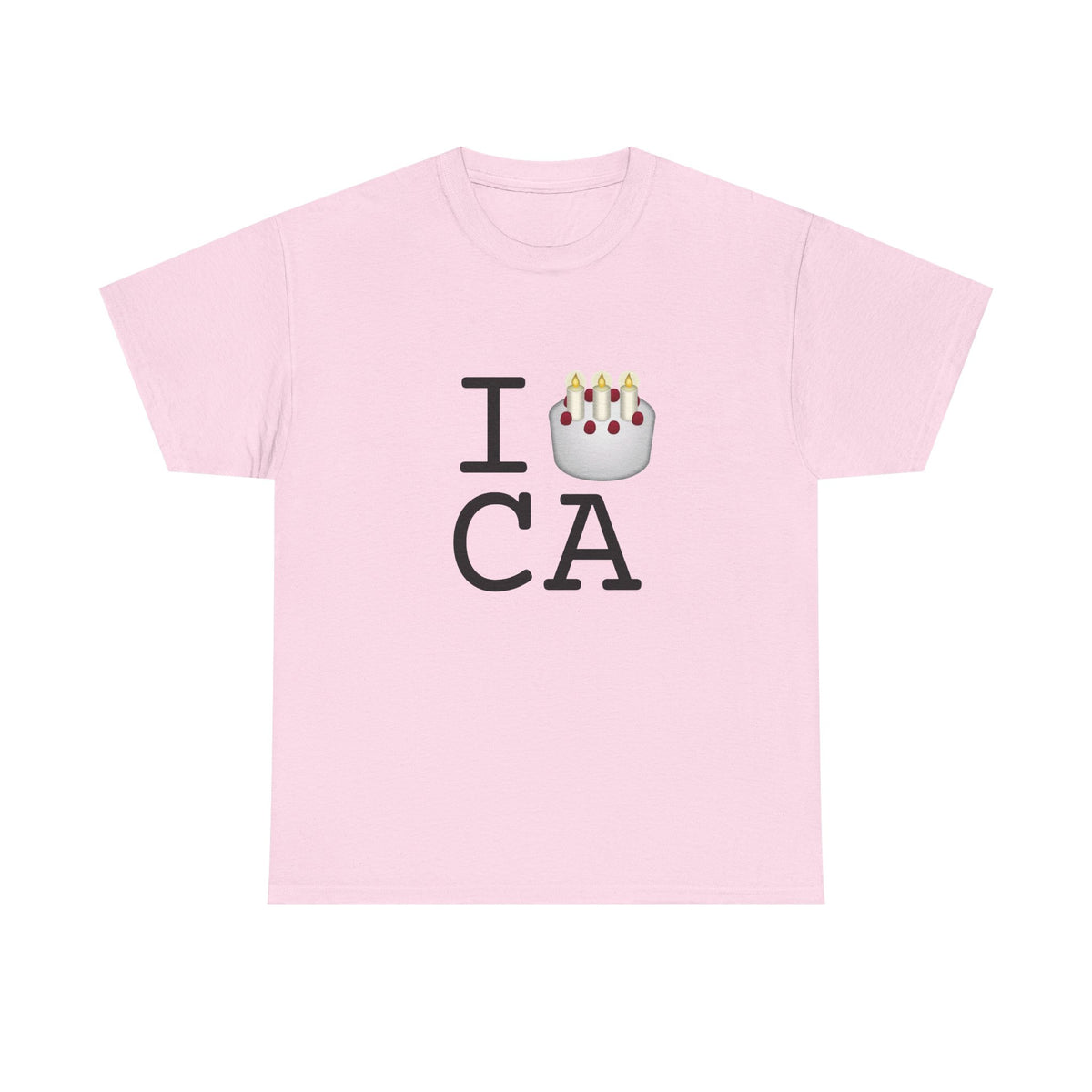 "I Birthday Cake California" Tee