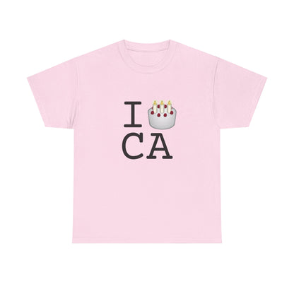 "I Birthday Cake California" Tee