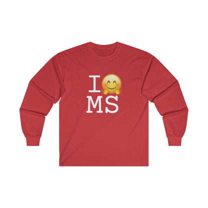 "I Hug Mississippi" Long Sleeve Shirt