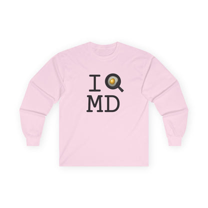 "I Cook in Maryland" Long Sleeve Shirt