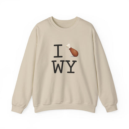 "I Chicken Drumstick Wyoming" Sweatshirt