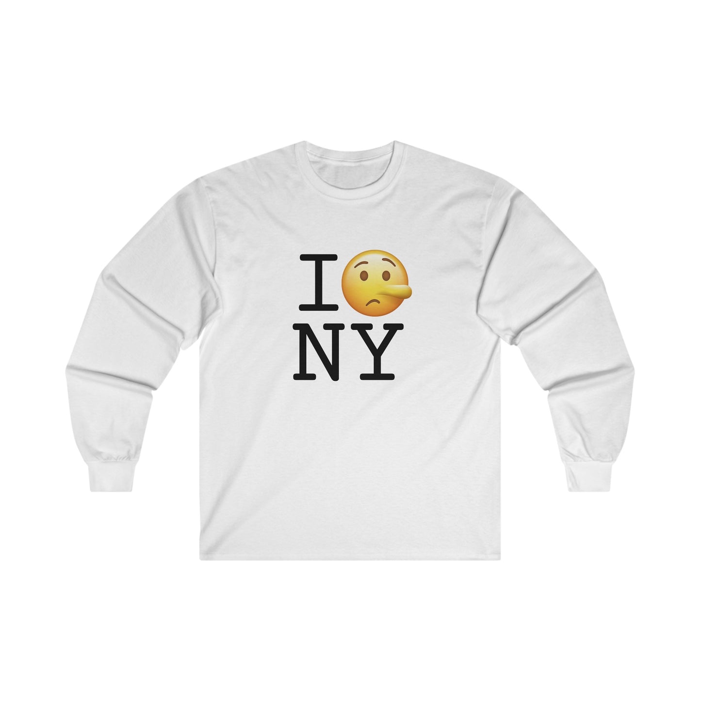 "I Lie about New York" Long Sleeve Shirt